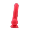 Dildo do pochwy i anala Carl.L czerwony 22cm